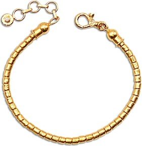 24K Yellow Gold Vertigo Diamond Accent Bracelet