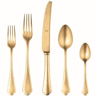 Dolce Vita Pewter Oro Flatware Set, 5 Piece