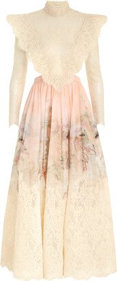 Lyrical Corded Lace Gown