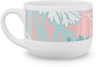 Mugs: Coral Springs Latte Mug, White, 25Oz, Multicolor