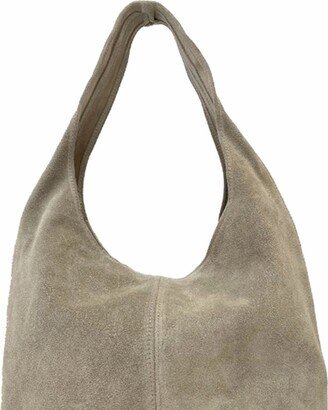 Sostter Stone Soft Suede Leather Hobo Bag | Byixr