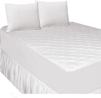 Damask Stripe Cotton Filled Mattress Pad