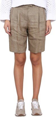 Tailored Knee-Length Shorts