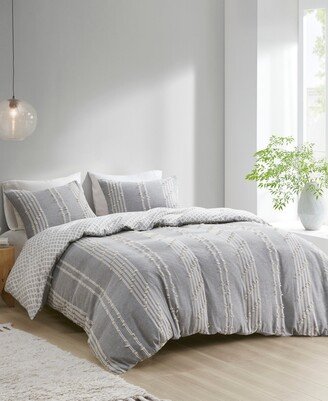 Kara Jacquard 3-Pc. Comforter Set, King/California King