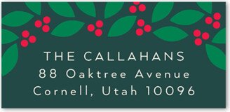 Address Labels: Big Family Tree Address Label, Green, Address Label, Matte