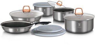 Berlinger Haus 12Pc Cookware Set With Detached Ergonomic Handle-AA