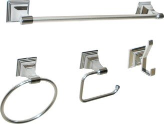 Arista Bath Products Arista Leonard 4-Pc. Set Chrome Finish