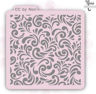 Swirl Pattern Stencil - Cookie Cutters By Nori Cnp0002