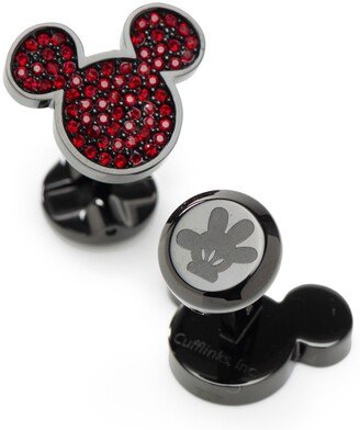 Men's Mickey Mouse Crystal Cufflinks