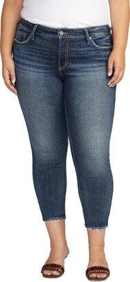 Plus Size Suki Mid-Rise Cropped Skinny Jeans