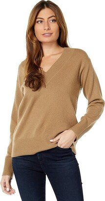 Wide V Tunic (Sand Shell) Women's Clothing