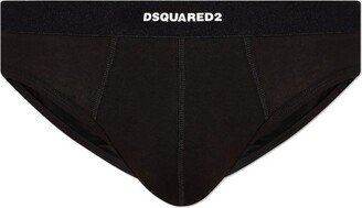 Logo Waistband Stretch Briefs