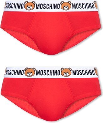 Logo Waistband Two-Pack Briefs