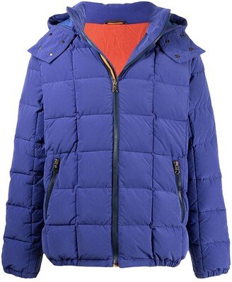 Hooded Cotton-Nylon Down Jacket