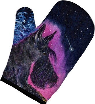 Starry Night Scottish Terrier Oven Mitt