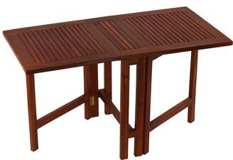 Emery Double Leaf Butterfly Folding Dining Table