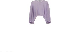 Anthony Hamdan Djendeli Margot F Lilac Crop Top