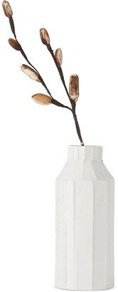 Paola Paronetto Off-White Fide Corteccia Vase