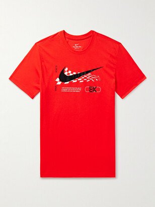 Nike Running + Eliud Kipchoge Logo-Print Dri-FIT Running T-Shirt