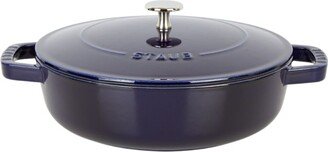 Blue Round Chistera Braiser Sauté Pan (24Cm)