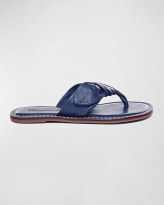 Lillian Padded Bow Thong Flat Sandals