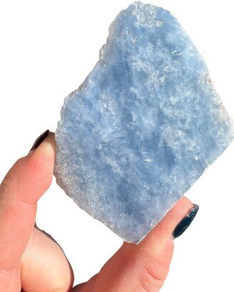 Blue Calcite Stone Slice | 1.5