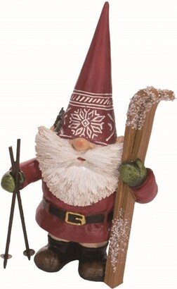 Resin Red Christmas Nordic Gnome Figurine