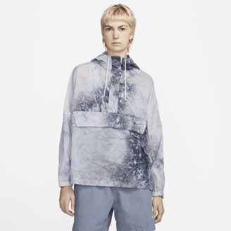 Women's Sportswear Woven Wave Dye Jacket in Grey