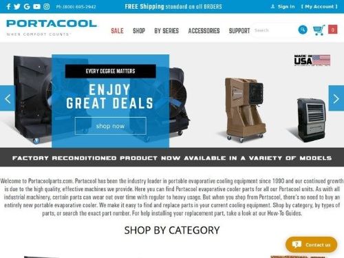 Portacoolparts Promo Codes & Coupons