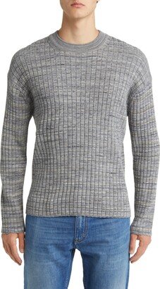 Rib Marl Crewneck Sweater