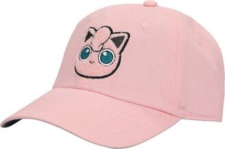 Jigglypuff Chenille Patch Men' Pink Dad Hat