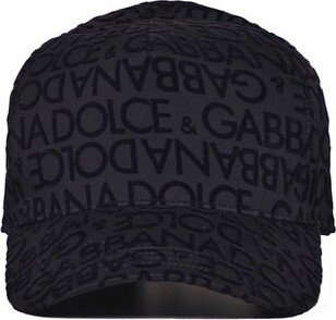 Logo Flocked Baseball Cap