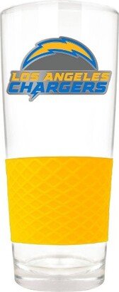 NFL Los Angeles Chargers 22oz Pilsner Glass with Silicone Grip