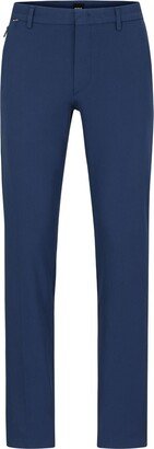 Mid-Rise Slim-Cut Trousers-AH