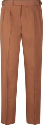 Buckle Detailed Cropped Trousers-AB