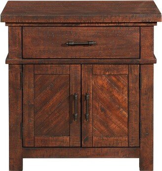 Dex Nightstand Walnut Brown