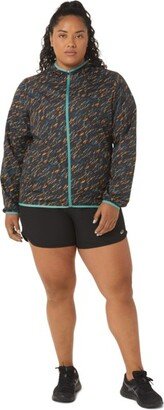 Women' PACKABLE JACKET Running Apparel, XS, Multicolored