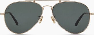 Wright Polarized Titanium Aviator Sunglasses