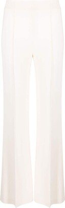 Pressed-Crease Palazzo Trousers