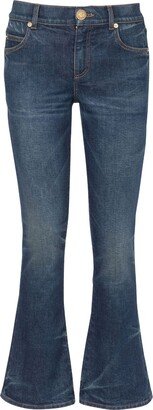 Flared Cotton Jeans-AA