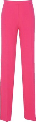 High-Waisted Flared Trousers-AA