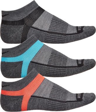 Women's Inferno Wool Low Cut Running Socks - Grey Assortment