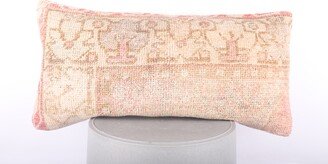 Lumbar Pillow, Turkish Kilim Vintage Handmade Home Decor, Sofa Throw Cushion Cover, Boho Decor