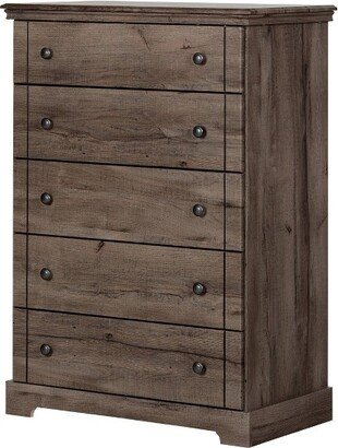 Lilac 5 Drawer Chest