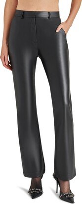 Mercer Straight Leg Faux Leather Pants