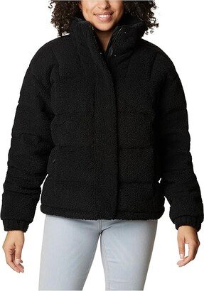 Ruby Falls Novelty Jacket (Black Doodle Sherpa) Women's Clothing