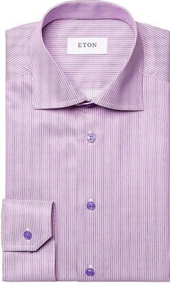 Slim Fit Stripe Twill Shirt