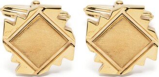 Geometric-Shape Polished Cufflinks