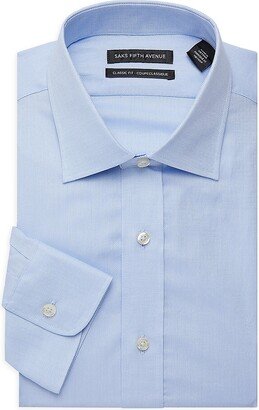 Saks Fifth Avenue Made in Italy Saks Fifth Avenue Men's Classic Fit Solid Dress Shirt