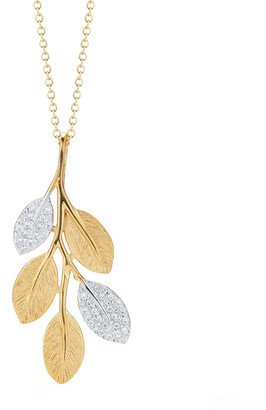 I. Reiss 14K 0.21 Ct. Tw. Diamond Pendant Necklace